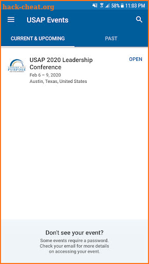 USAP Conference App screenshot