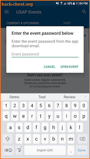 USAP Conference App screenshot