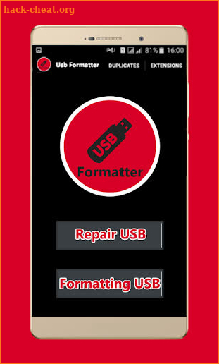 usb data Formatter - Repair usb screenshot