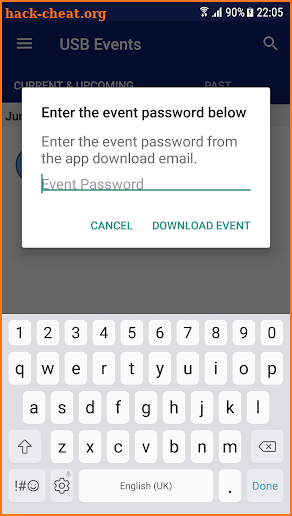 USB Events screenshot