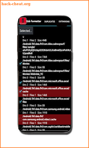 usb formatter - usb data formatting screenshot