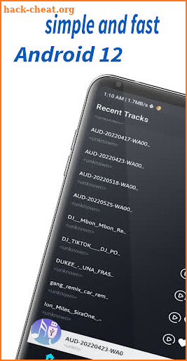 USB music Audio Player screenshot