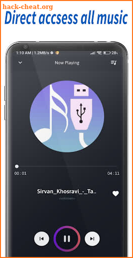 USB music Audio Player screenshot