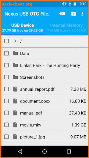 USB OTG File Manager for Nexus screenshot
