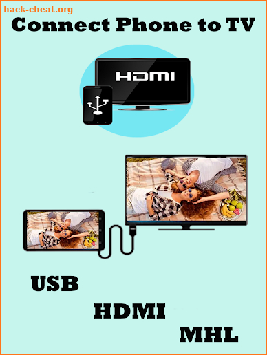 USB Phone Connect to tv & HDMI Connector screenshot