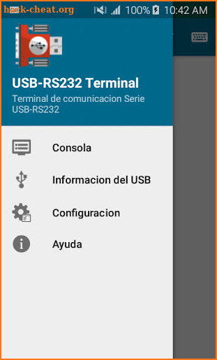USB-RS232 Terminal screenshot