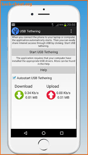 USB Tethering Share screenshot
