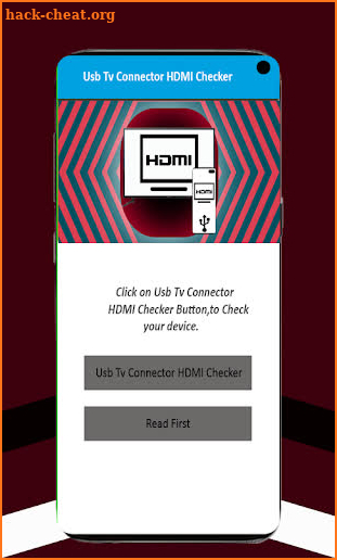 Usb Tv Connector HDMI Checker screenshot