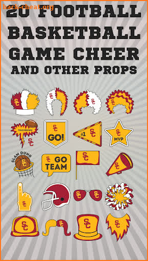 USC Trojans Selfie Stickers screenshot