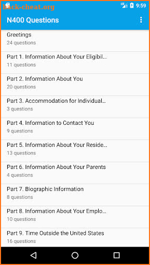 USCIS N400 Interview Questions Free screenshot