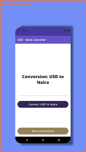 USD to Naira Converter screenshot