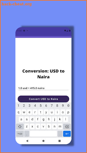 USD to Naira Converter screenshot