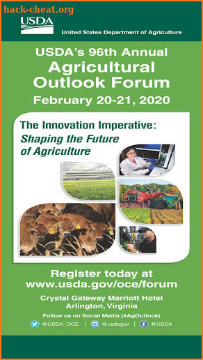 USDA Outlook Forum screenshot
