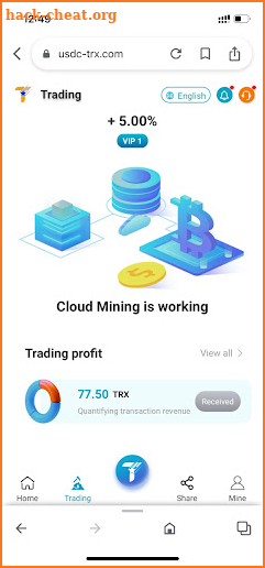 usdctrx - Trx（Tron）mining screenshot