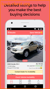 Used Car Search - SUVs, Cars & Trucks for sale screenshot