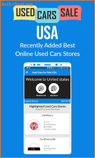 Used Cars for Sale USA screenshot