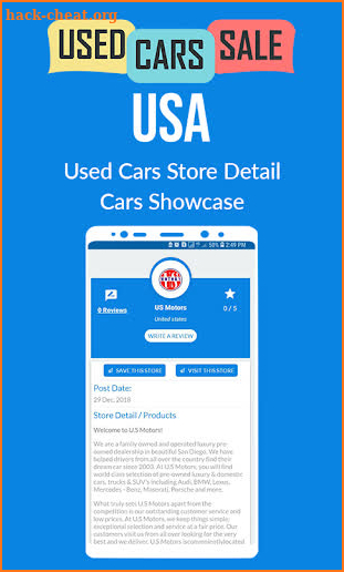 Used Cars for Sale USA screenshot