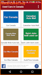 Used Cars in Canada screenshot