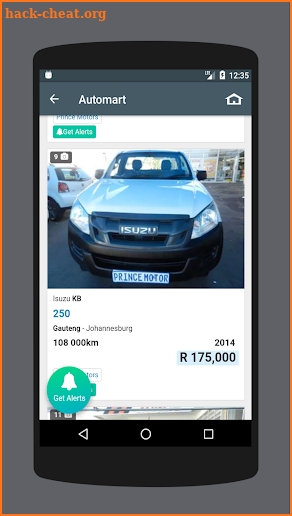 Used Cars South Africa screenshot