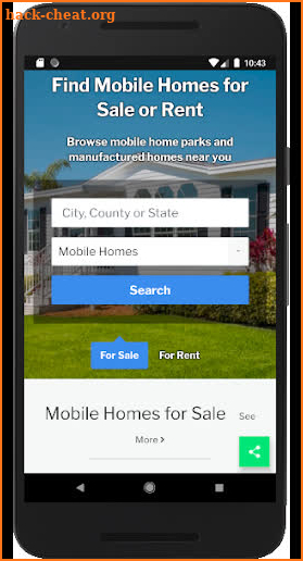 Used Mobile Homes For Sale screenshot