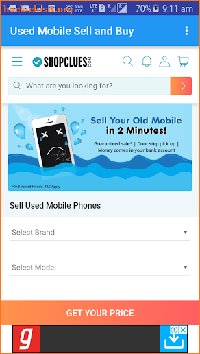 Used Mobile Sell and Buy –Second Hand mobile Sell screenshot