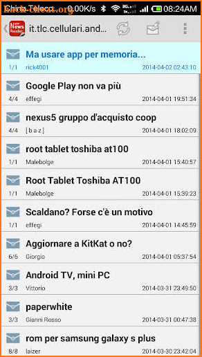 Usenet NewsReader screenshot
