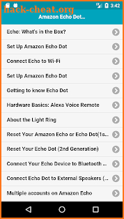 User Guide for Amazon Echo Dot screenshot