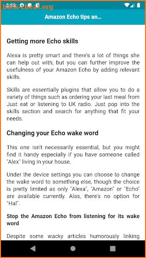 User Guide for Echo Dot 3rd Gen screenshot