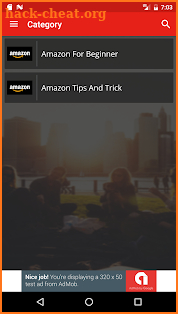 UserGuide: Amazon screenshot