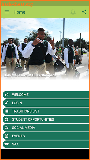 USF Horns Up Student App screenshot