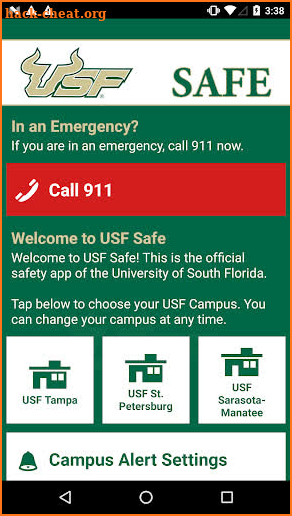 USF SAFE screenshot