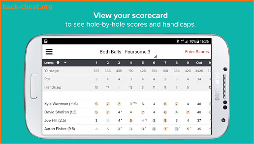 USGA Tournament Management screenshot