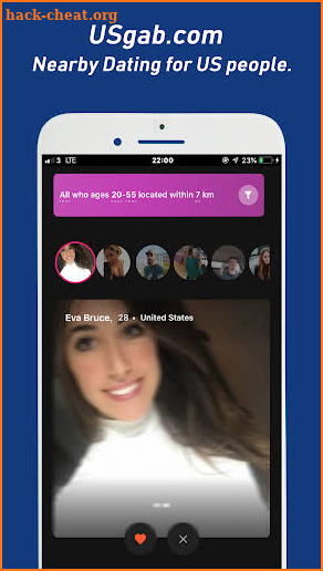 USgab - US dating app for USA Singles screenshot
