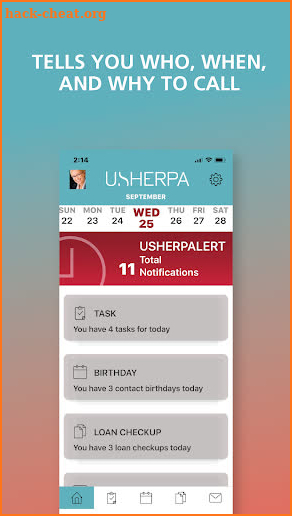 USHERPA screenshot