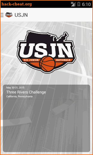 USJN Events screenshot