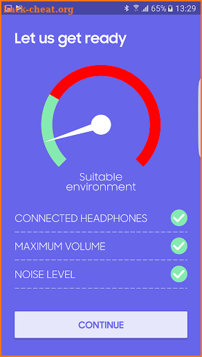 uSound for Samsung - Hearing test screenshot