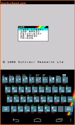 USP - ZX Spectrum Emulator screenshot