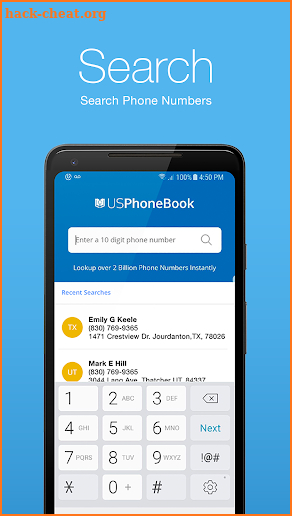 USPhoneBook screenshot