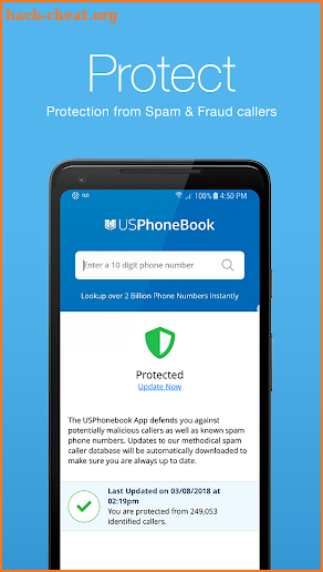 USPhoneBook screenshot