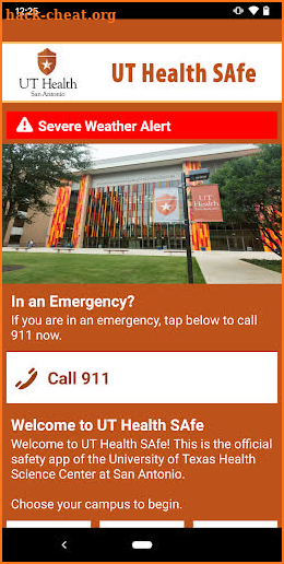 UT Health SAfe screenshot