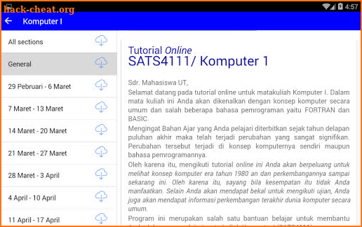 UT Online Mobile Learning V 3.6.0 screenshot