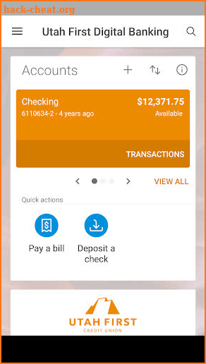 Utah First Digital Banking screenshot