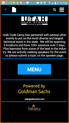 Utah Geek Events screenshot