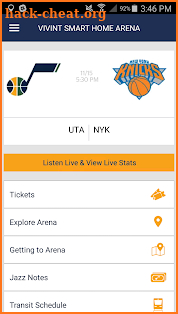 Utah Jazz + Vivint Arena screenshot