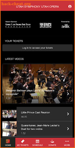 Utah Symphony | Utah Opera screenshot