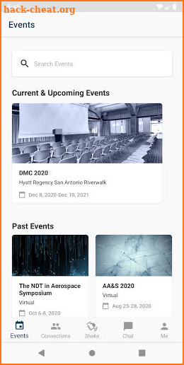 UTC Events - Conference App screenshot