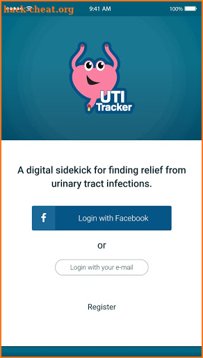 UTI Tracker screenshot