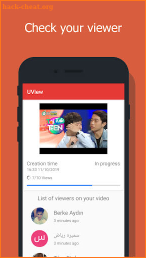 UView - View4View - Get free views for video. screenshot