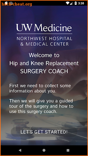 UW Hip and Knee Surgery Coach screenshot