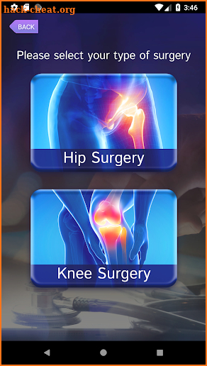 UW Hip and Knee Surgery Coach screenshot